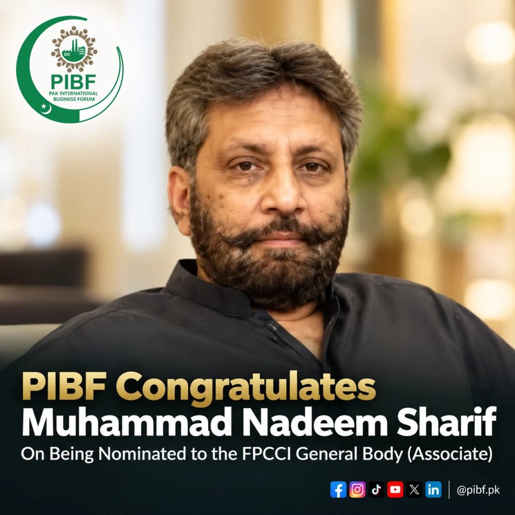 Muhammad Nadeem Sharif FPCCI | General Body Nomination Muhammad Nadeem Sharif FPCCI | General Body Nomination