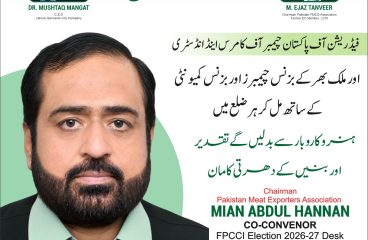 Mian Abdul Hannan FPCCI Election 2027-28